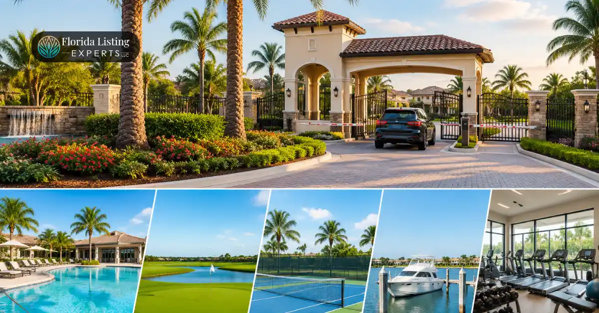 Naples gated community amenities
